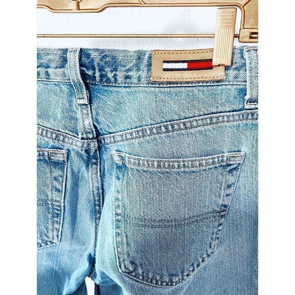 Vintage Y2k Tommy Hilfiger Distressed Straight Leg Jeans - Picture 5 of 5